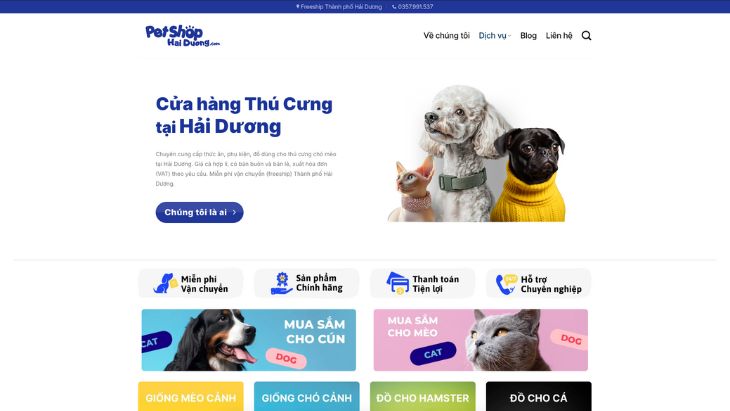 website-petshop-hai-duong
